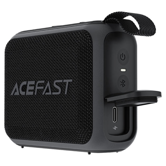 Bärbar Bluetooth-högtalare Acefast K4 Go, 5W, Vattentät, Svart