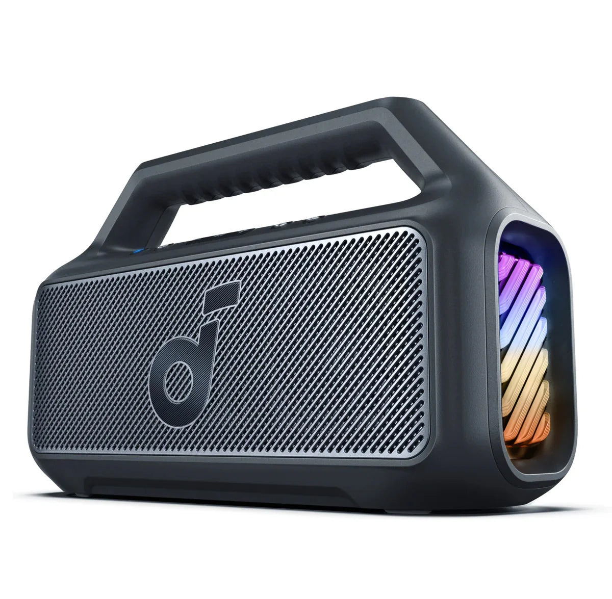 Bärbar Bluetooth-högtalare Anker SoundCore Boom 2, 80W, TWS, RGB, Vattentät, Svart A3138011