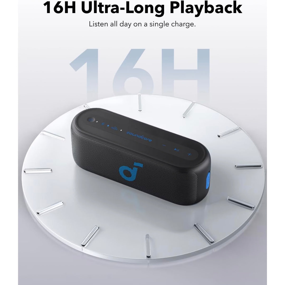 Anker SoundCore Select 2S Bluetooth-högtalare, 20W, Vattentät, Svart A3171011
