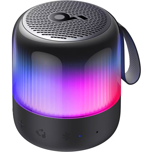 Bärbar Bluetooth-högtalare Anker SoundCore Glow Mini, 8W, RGB, vattentät, svart A3136G11