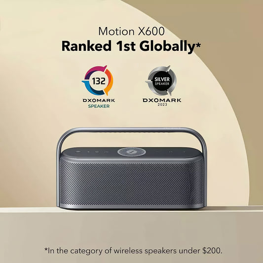 Bärbar Bluetooth-högtalare Anker SoundCore Motion X600, 50W, vattentät, svart A3130011