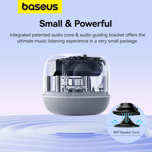 Bluetooth-högtalare Baseus AeQur V2, Vit