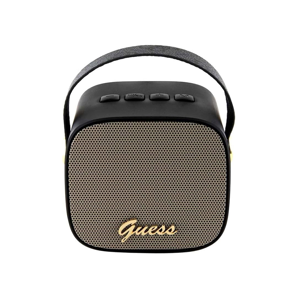 Bärbar Bluetooth-högtalare Guess 4G Script Logo, 5W, Svart