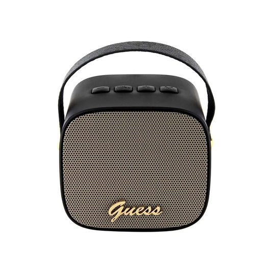 Bärbar Bluetooth-högtalare Guess 4G Script Logo, 5W, Svart