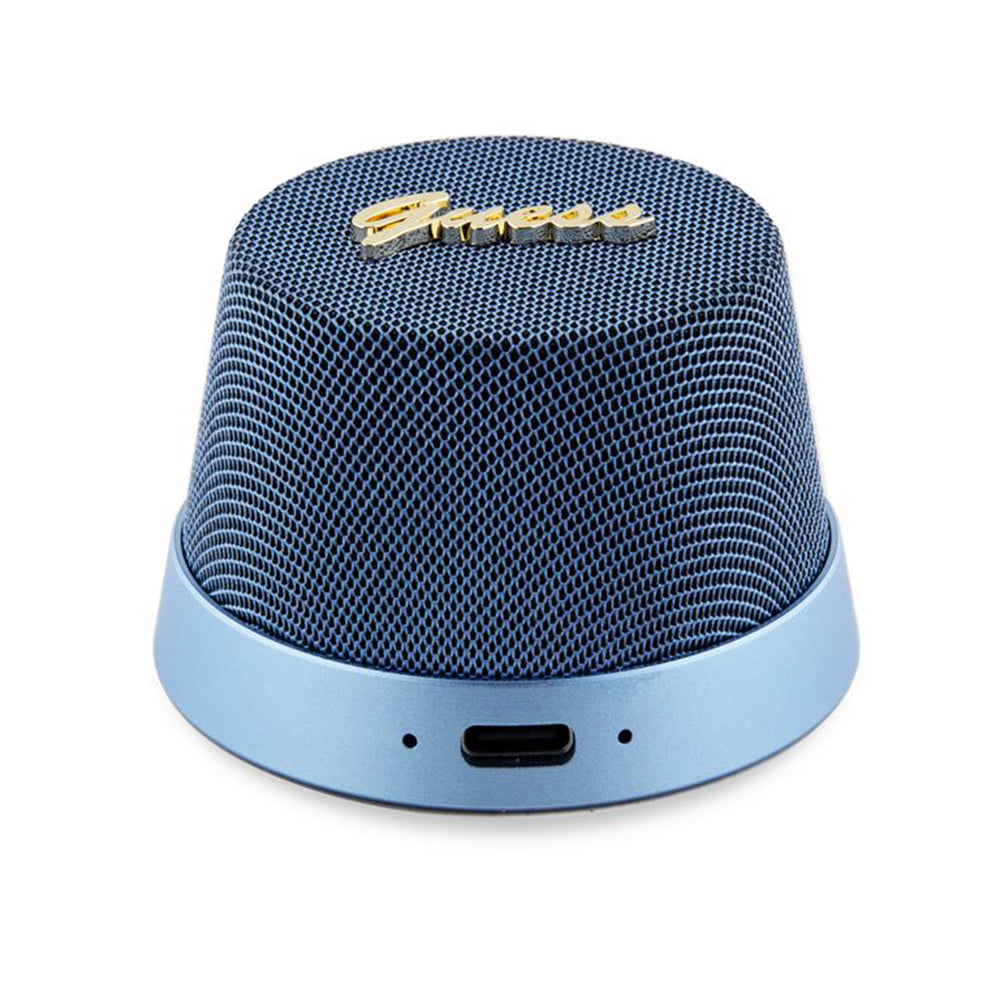 Bärbar Bluetooth-högtalare Guess Stand Magnetic Script Metal, 3W, Blå