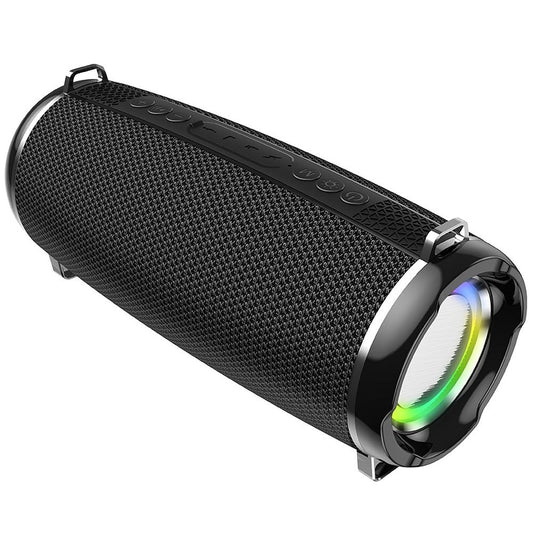 Bärbar Bluetooth-högtalare HOCO HC2, 2 x 5W, TWS, RGB, Svart