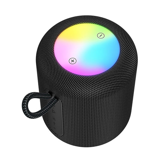 Bärbar Bluetooth-högtalare HOCO HC30, 5W, TWS, RGB, Svart