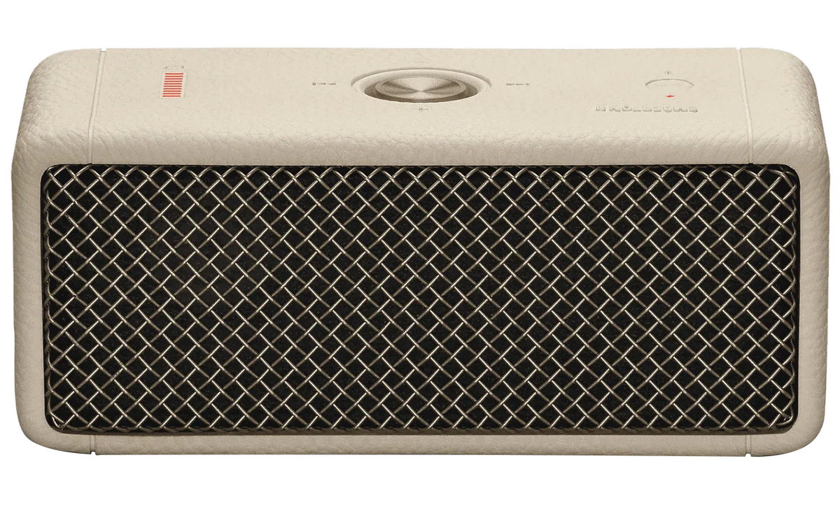 Marshall Emberton II bärbar Bluetooth-högtalare, 20W, vattentät, krämfärgad