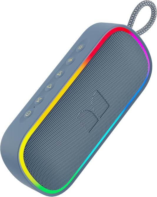 Monster S150 Plus bärbar Bluetooth-högtalare, 40W, TWS, RGB, vattentät, blå