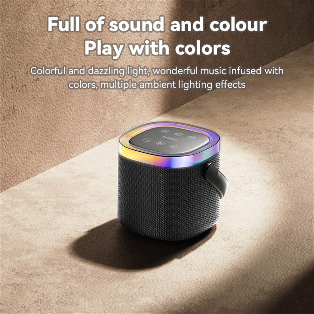 Bärbar Bluetooth-högtalare Yesido YSW25, 5W, RGB, Svart