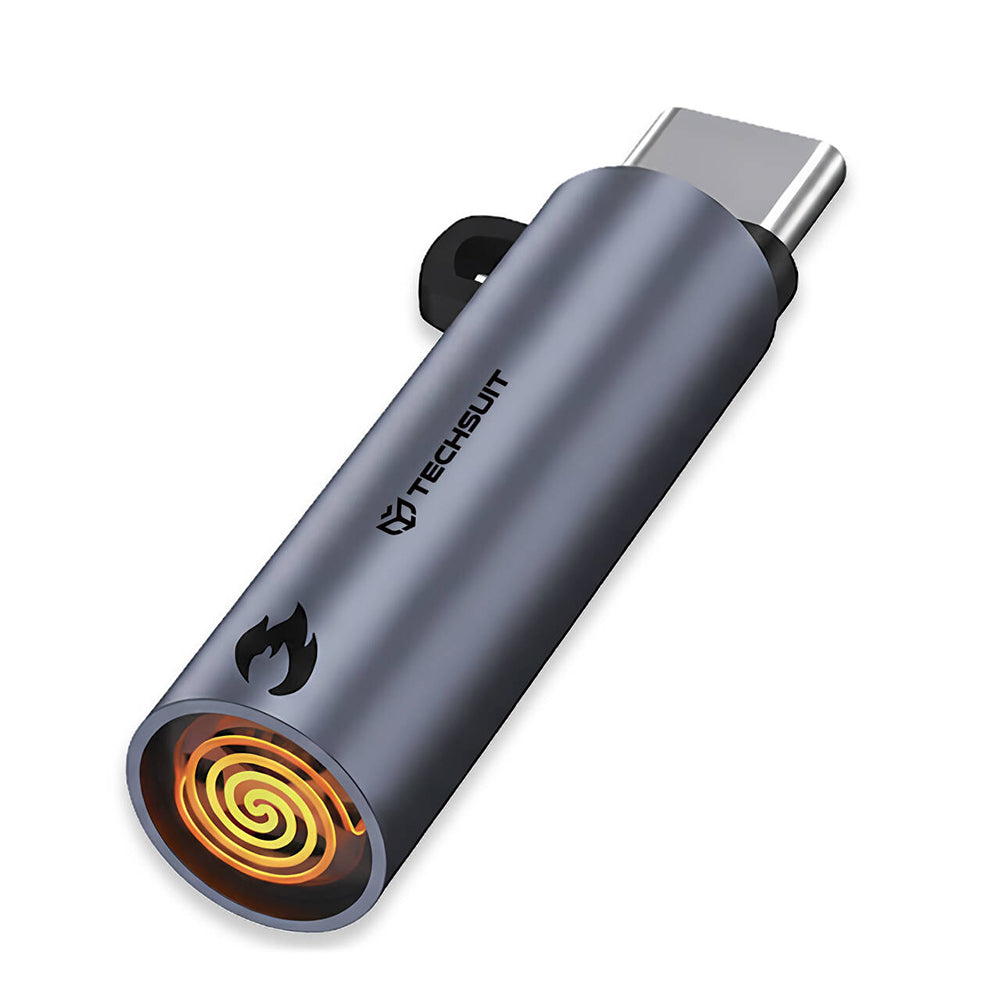 Elektrisk Tändare Techsuit SmokeX ML1, USB-C, Grå