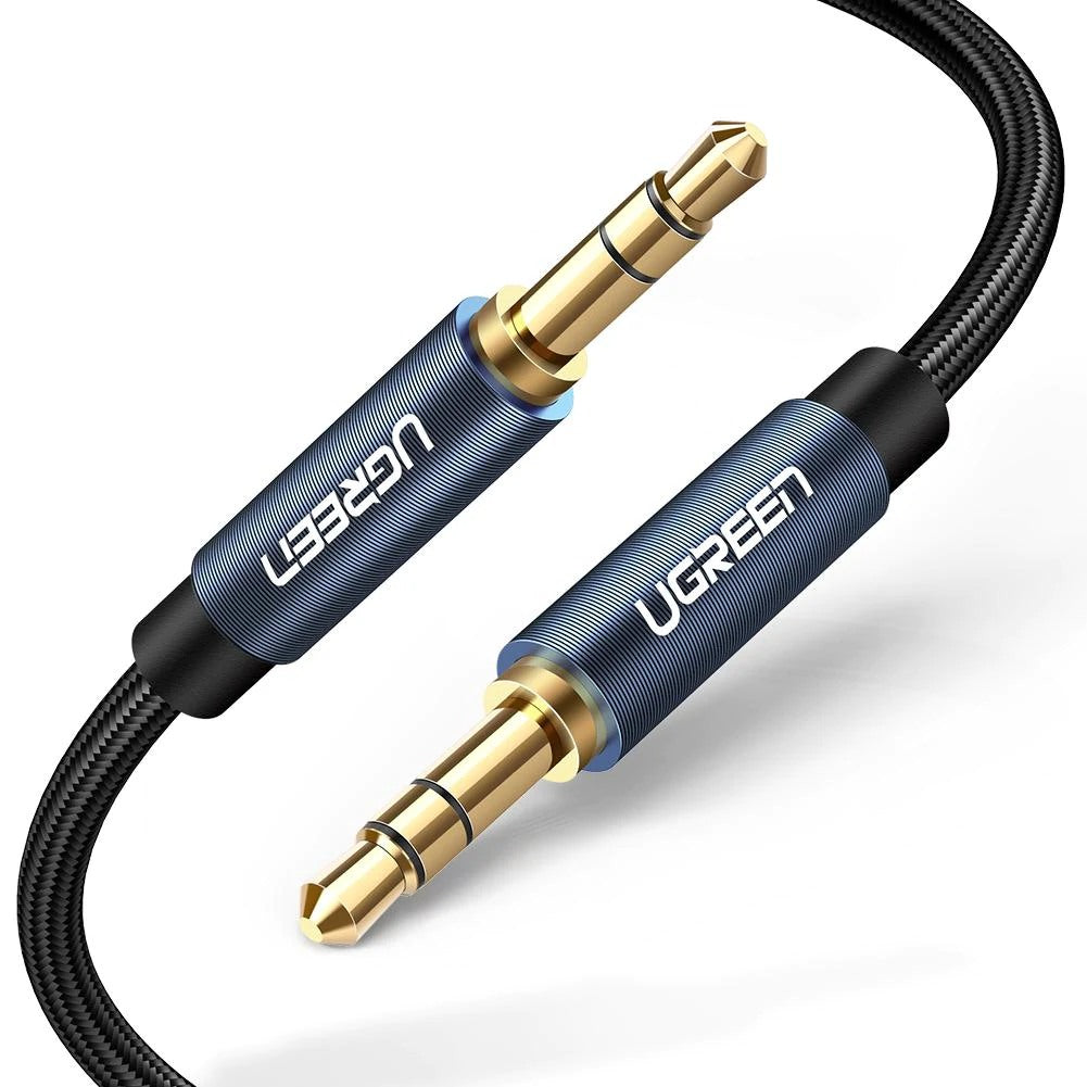 Audio Kabel 3.5mm - 3.5mm UGREEN AV122 Mini, 2m, Blå