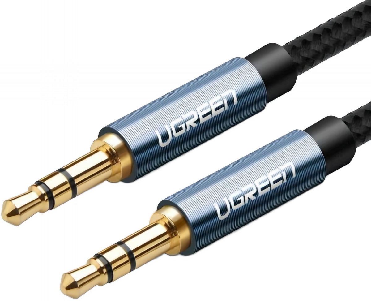 3,5 mm till 3,5 mm ljudkabel UGREEN AV112, 2m, blå