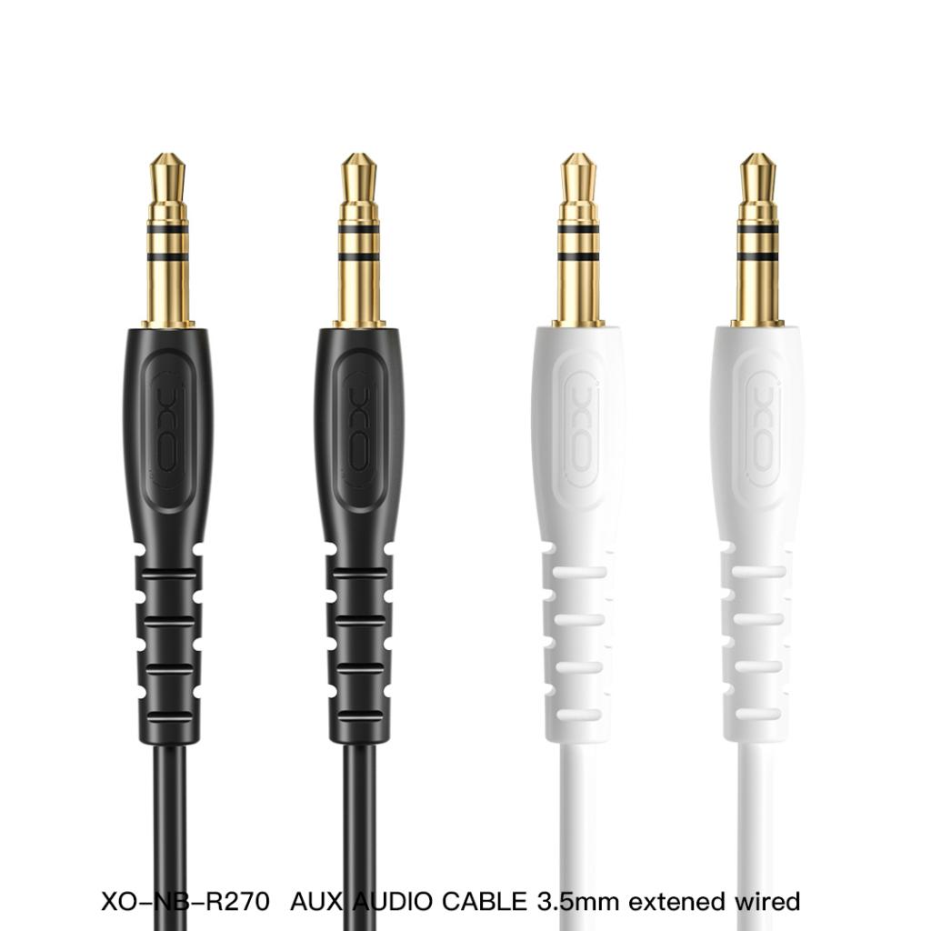 Audio Kabel 3.5mm - 3.5mm XO Design NB-R270, 1m, Vit
