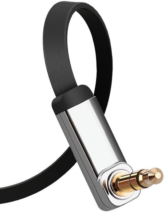 Audio Kabel 3.5mm - 3.5mm UGREEN AV119 Vinklad, 3m, Svart