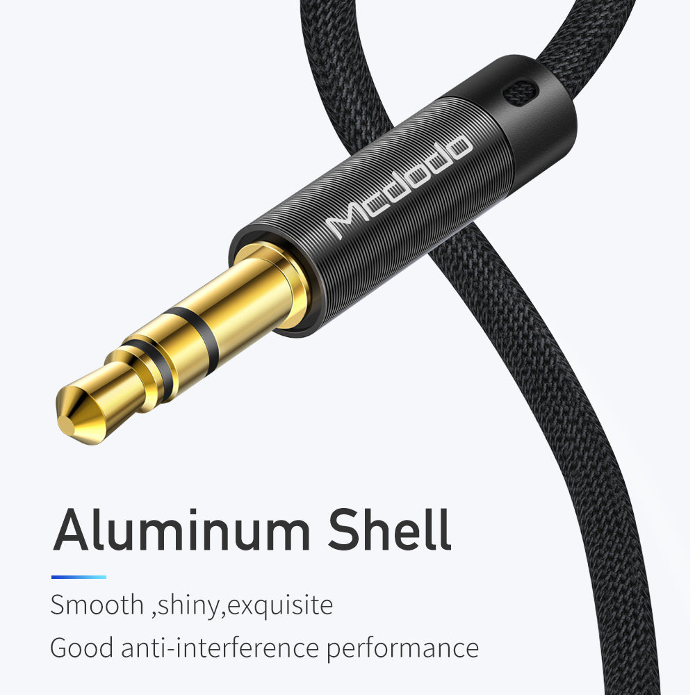 Audio Kabel 3.5mm - 3.5mm McDodo CA-6640, 1.2m, Svart