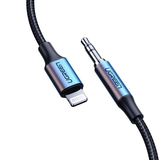Audio Lightning-kabel - 3.5mm UGREEN US315 (70509), 1m, Svart