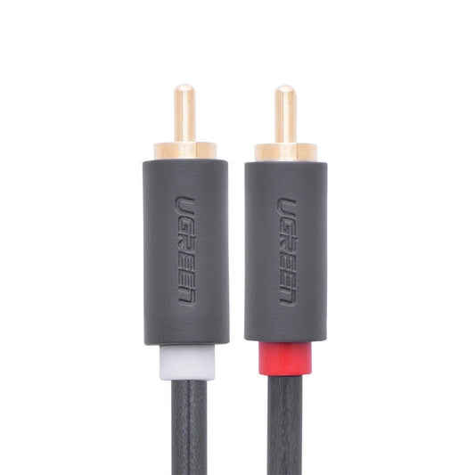 Audio Kabel UGREEN AV104, 2 x RCA - 2 x RCA, 2m, Svart