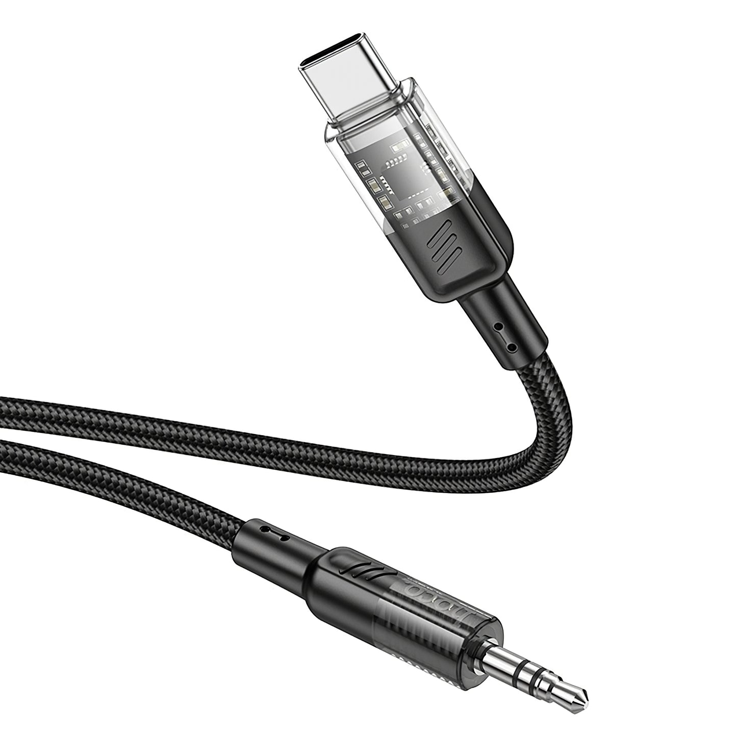 Audio Kabel USB-C - 3.5mm HOCO UPA27, 1.2m, Svart