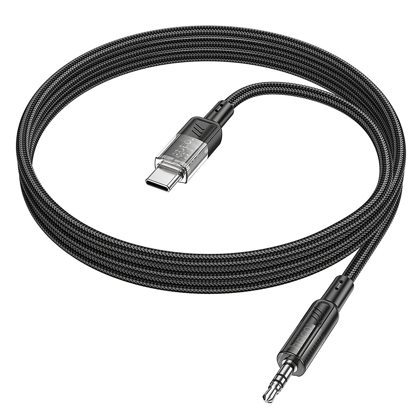 Audio Kabel USB-C - 3.5mm HOCO UPA27, 1.2m, Svart