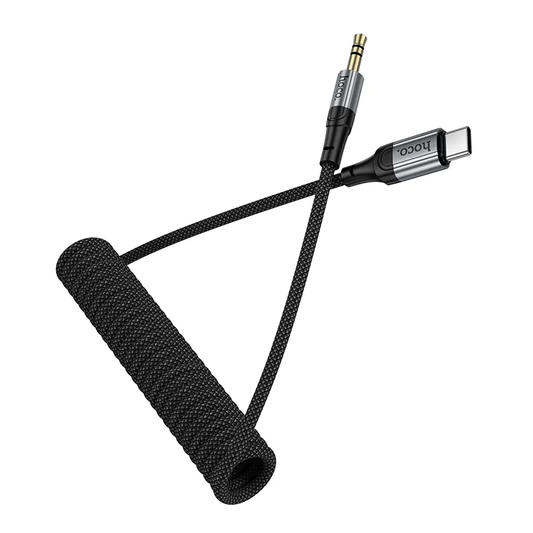 Audio-kabel USB-C - 3.5mm HOCO UPA33B, 1.5m, Svart