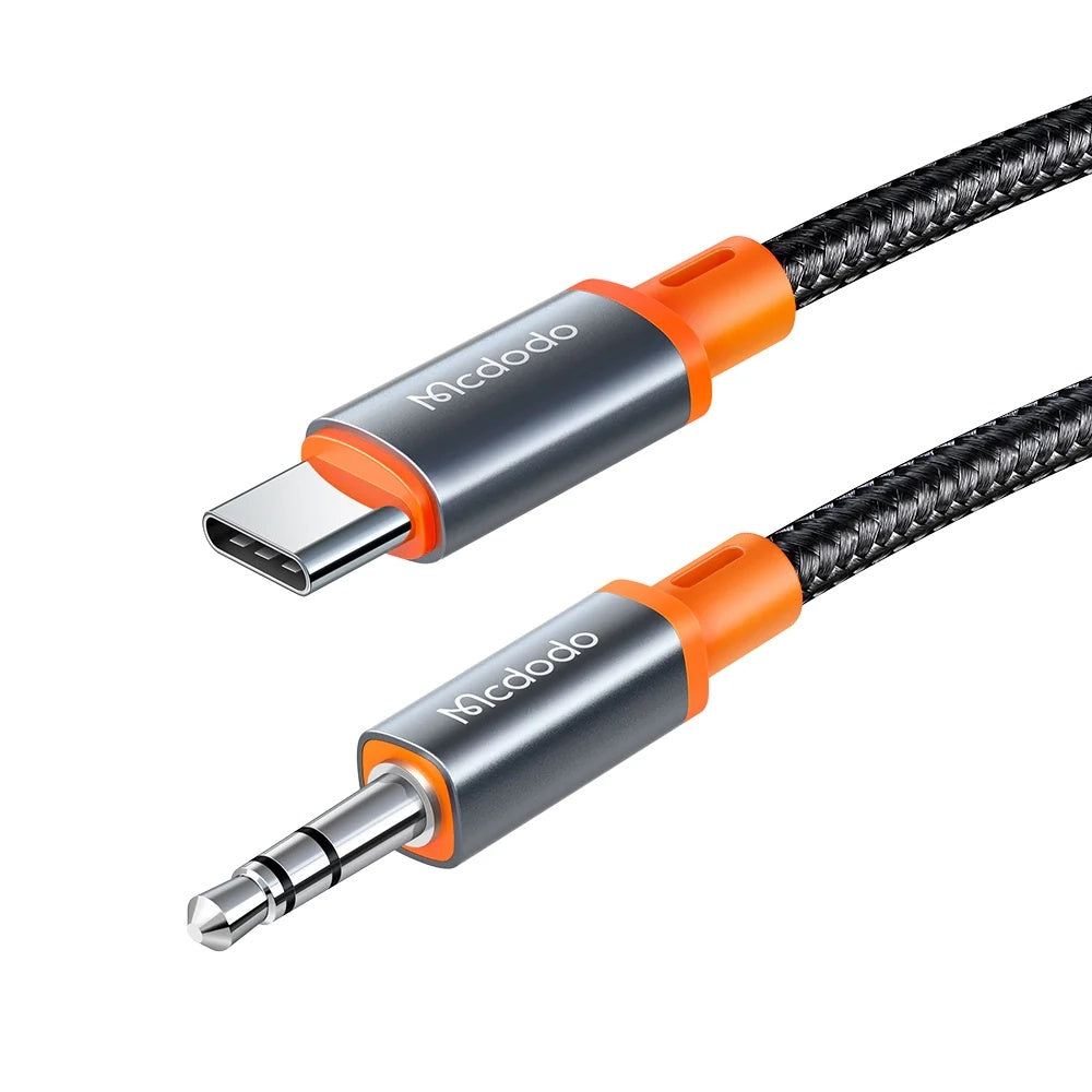 Audio-kabel USB-C - 3,5 mm McDodo CA-0900, 1,8 m, Svart