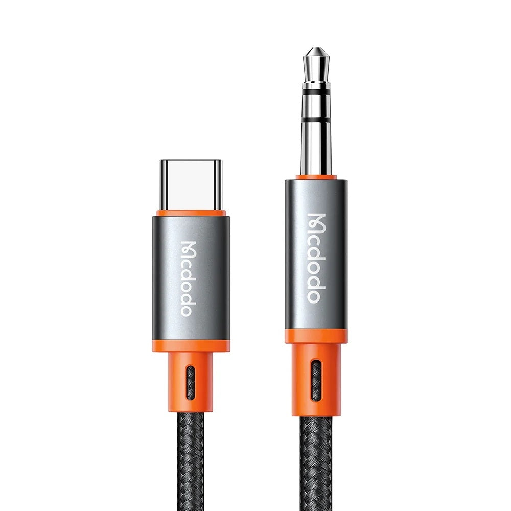 Audio-kabel USB-C - 3,5 mm McDodo CA-0900, 1,8 m, Svart
