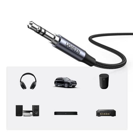 USB-C till 3,5 mm ljudkabel UGREEN CM450 (20192), 1m, grå