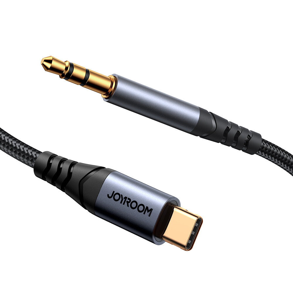 Audio Kabel USB-C - 3.5mm Joyroom SY-A07, 1.2m, Svart