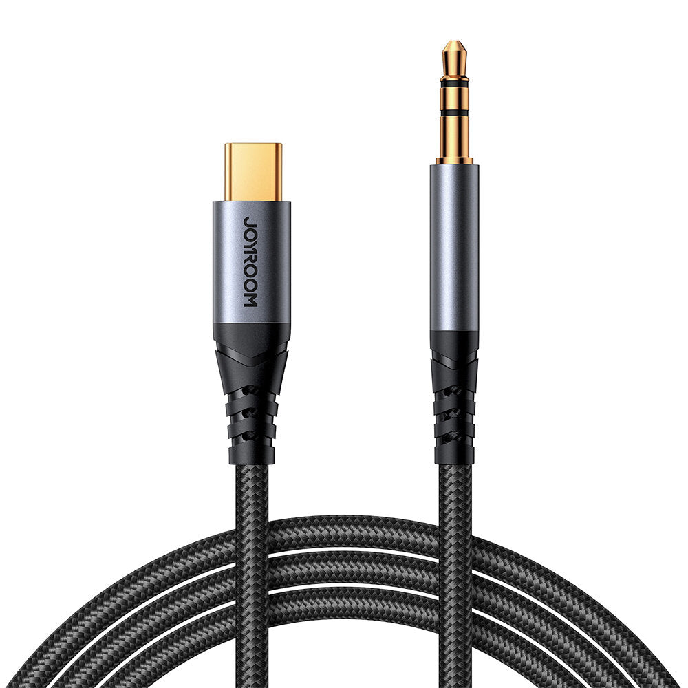 Audio Kabel USB-C - 3.5mm Joyroom SY-A07, 1.2m, Svart