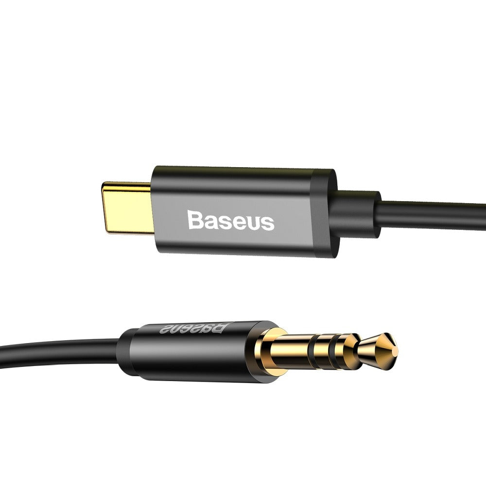 Audio Cable USB-C - 3.5mm Baseus Yiven M01, 1.2m, Svart CAM01-01