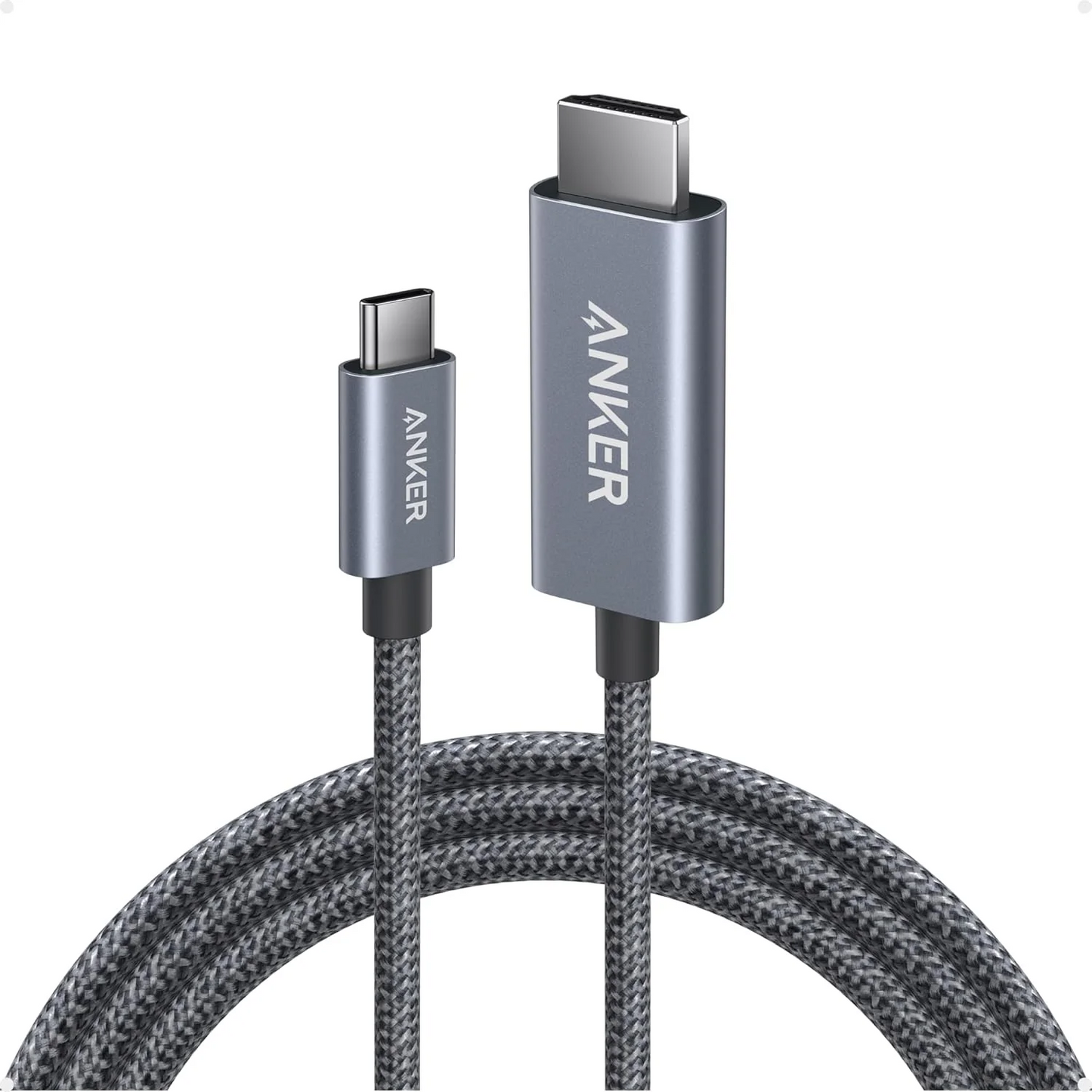 Audio- och videokabel USB-C till HDMI Anker Nano, 1.8m, Grå A87E0H12