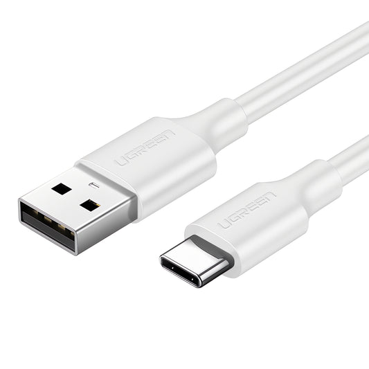 USB-A to USB-C Data and Charging Cable UGREEN US287, 60W, 2m, White