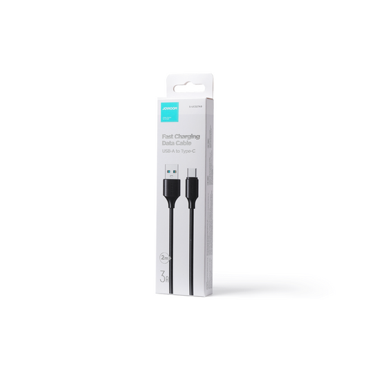 Data and Charging Cable USB-A - USB-C Joyroom S-UC027A9, 18W, 2m, Black