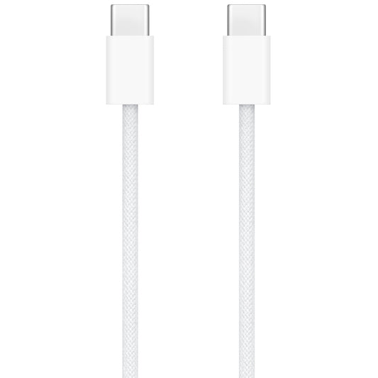 Data- och laddningskabel USB-C - Apple USB-C, 60W, 1m, Vit MQKJ3ZM/A