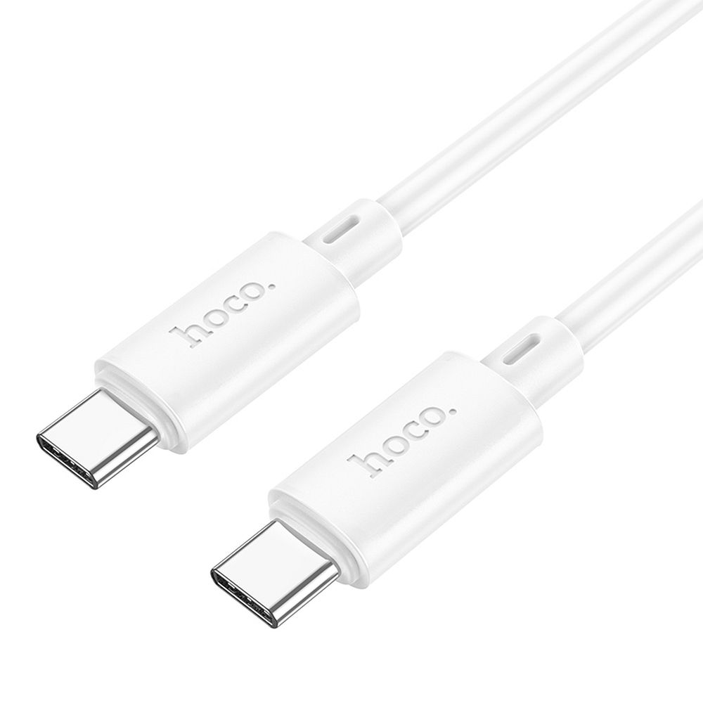 USB-C data- och laddningskabel - USB-C HOCO X88, 60W, 1m, vit