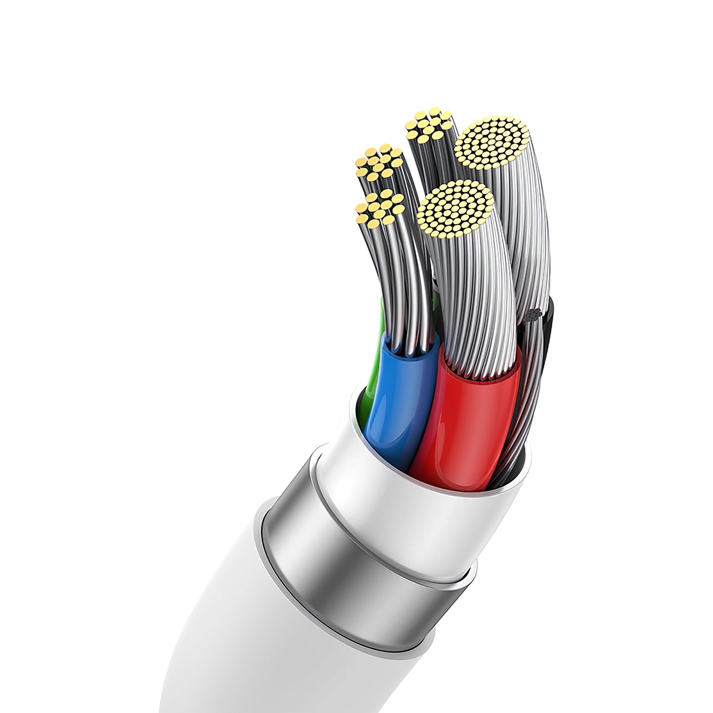 USB-C data- och laddningskabel - USB-C Baseus Superior Series 2, 240W, 1m, vit P10365200211-02