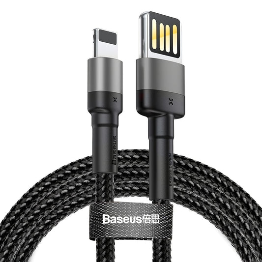 Data- och laddningskabel USB-A - Lightning Baseus Cafule, 18W, 2m, Grå CALKLF-HG1