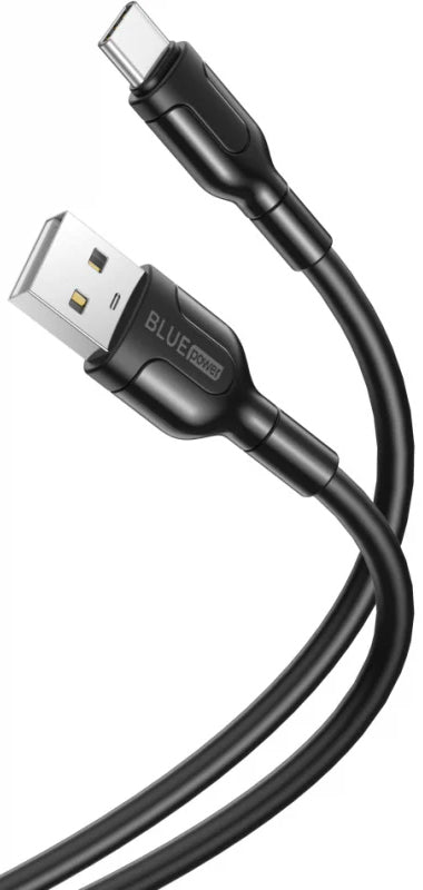 Data- och laddningskabel USB-A - USB-C Blue Power BNB212, 18W, 1m, Vit