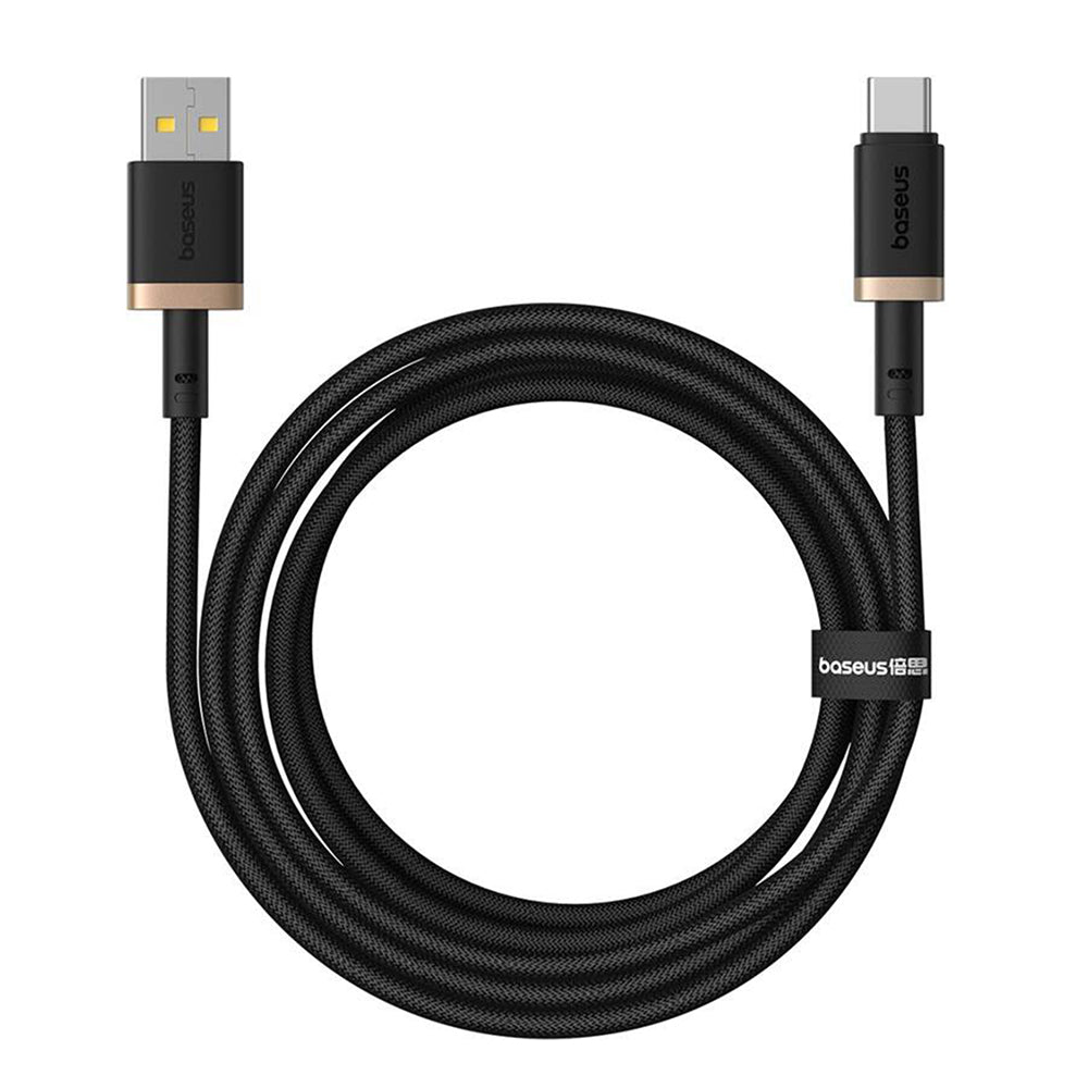 Data- och laddningskabel USB-A till USB-C Baseus Dura Series, 60W, 2m, Guld P10377802U01-02