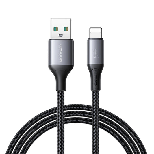 USB-A - Lightning Joyroom S-A28 Flash data- och laddningskabel, 18W, 2m, Svart