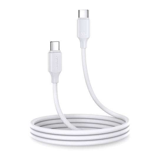 USB-C till USB-C data- och laddningskabel Joyroom S-A9, 60W, 1m, Vit