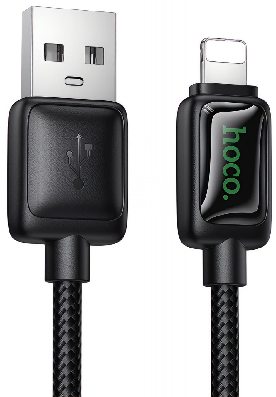 USB-A - Lightning Data- och Laddningskabel HOCO U146, 12W, 1.2m, Svart