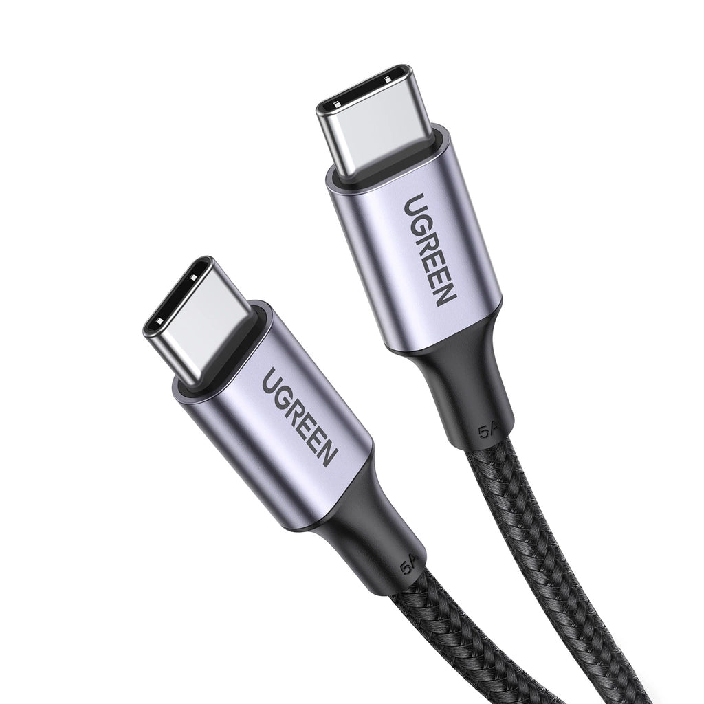USB-C till USB-C data- och laddningskabel UGREEN US316, 100W, 0.5m, Grå