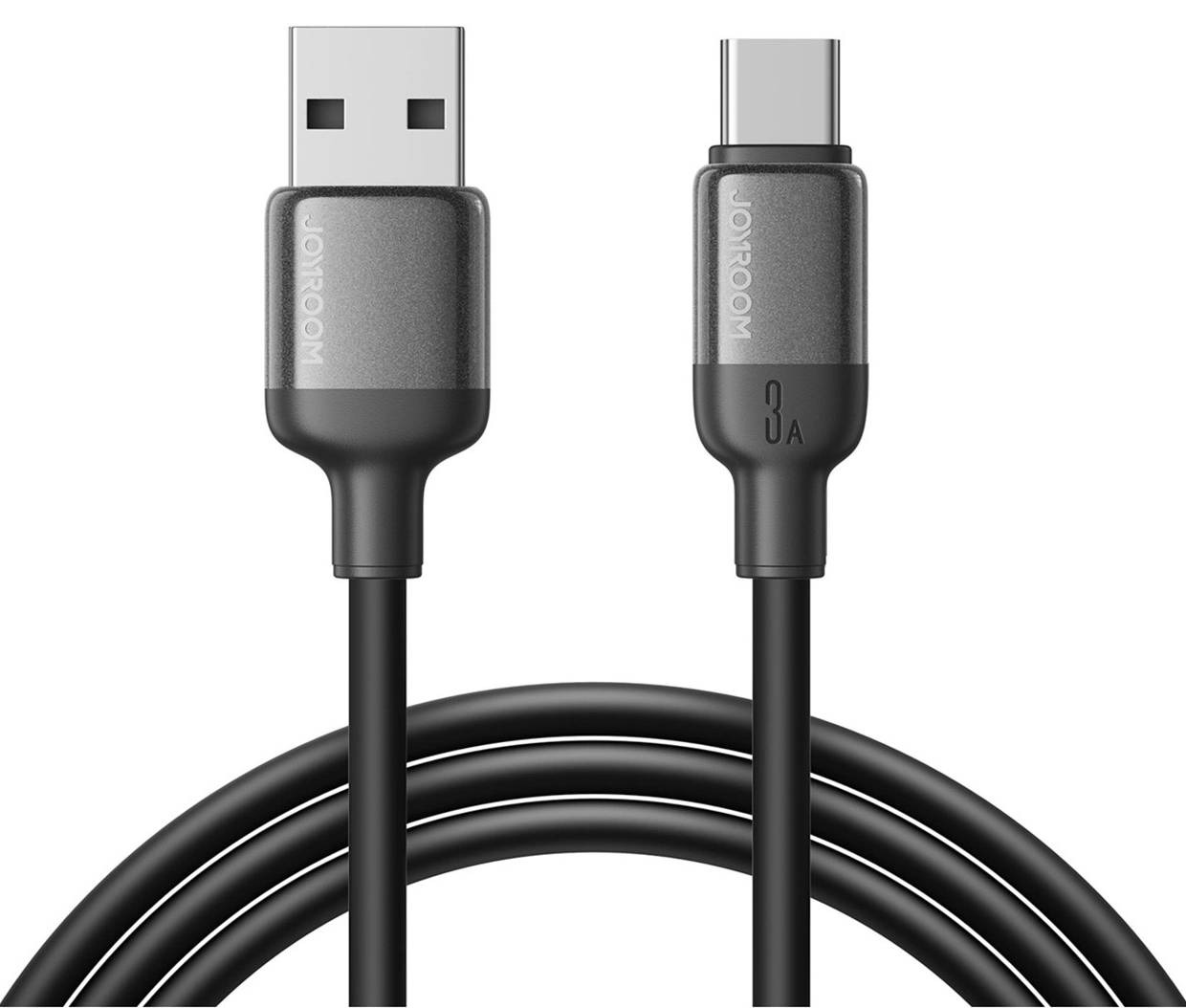 USB-A till USB-C data- och laddningskabel Joyroom S-A62 Lively, 18W, 1,2m, svart