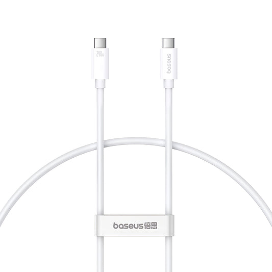 USB-C data- och laddningskabel - USB-C Baseus Superior Series 2, 240W, 1m, vit P10365200211-02