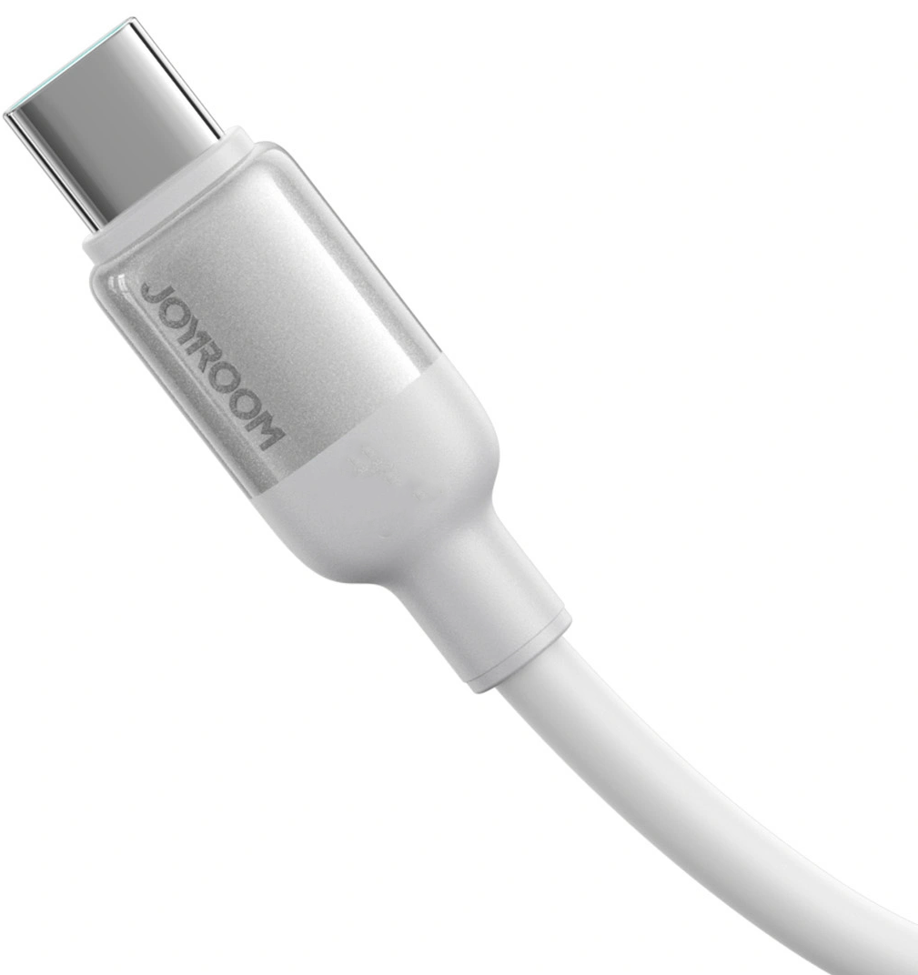 USB-A till USB-C data- och laddningskabel Joyroom S-A62 Lively, 18W, 1,2m, vit