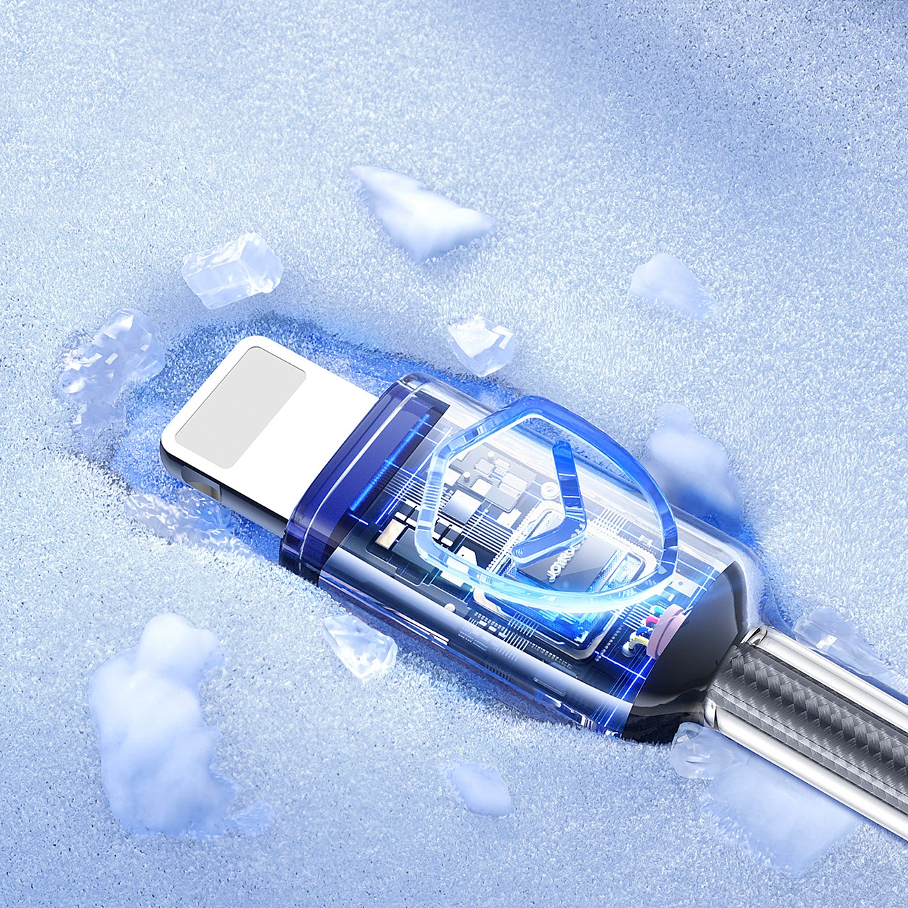 USB-A till Lightning data- och laddningskabel Joyroom S-A42, 18W, 1,2m, svart