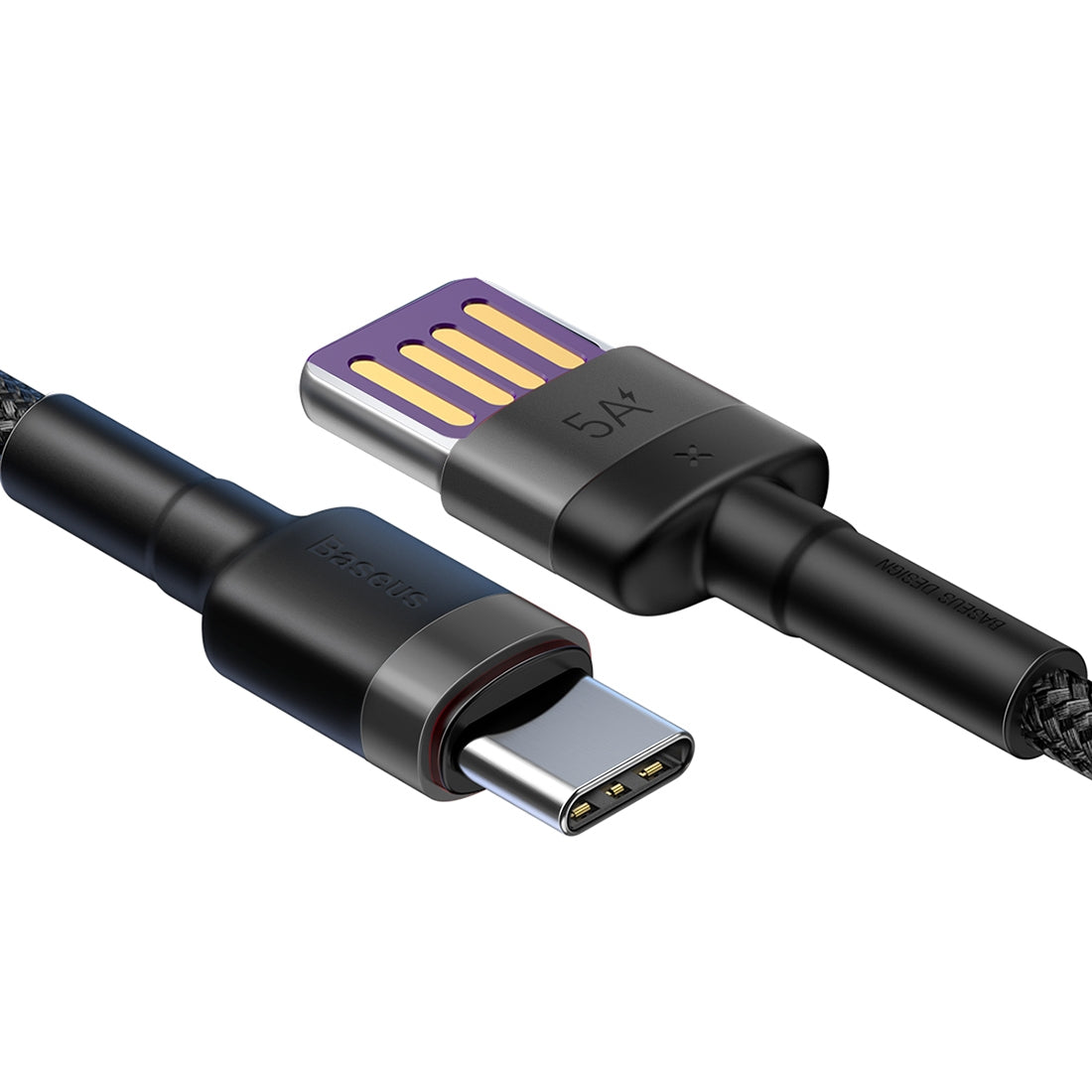USB-A till USB-C Data- och Laddningskabel Baseus Cafule Special Edition, 40W, 1m, Grå CATKLF-PG1