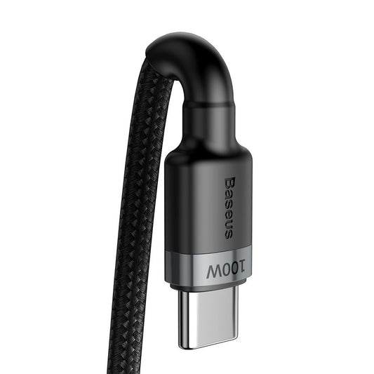 USB-C Data and Charging Cable - USB-C Baseus Cafule, 100W, 2m, Gray CATKLF-ALG1